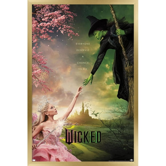 Wicked - One Sheet Wall Poster, 22.375" x 34" Framed