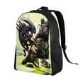 thumbnail image 2 of Alien vs Predator Fashion Backpack Daypack for Travel Anime Bag Notebook Bag, 2 of 4