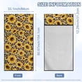 thumbnail image 7 of KUIFORTI Sunflower Car Cushion Seat Covers Sweat Absorption Car Sweat Towel Seat Cover with Storage Bag Multi-Functional Anti-Slip for Beach Swimming, Sports, Camping,Yoga, 7 of 7