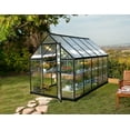 thumbnail image 5 of Palram - Canopia Hybrid 6' x 10' Polycarbonate/Aluminum Walk-In Greenhouse – Gray - with Roof Vent, 5 of 13