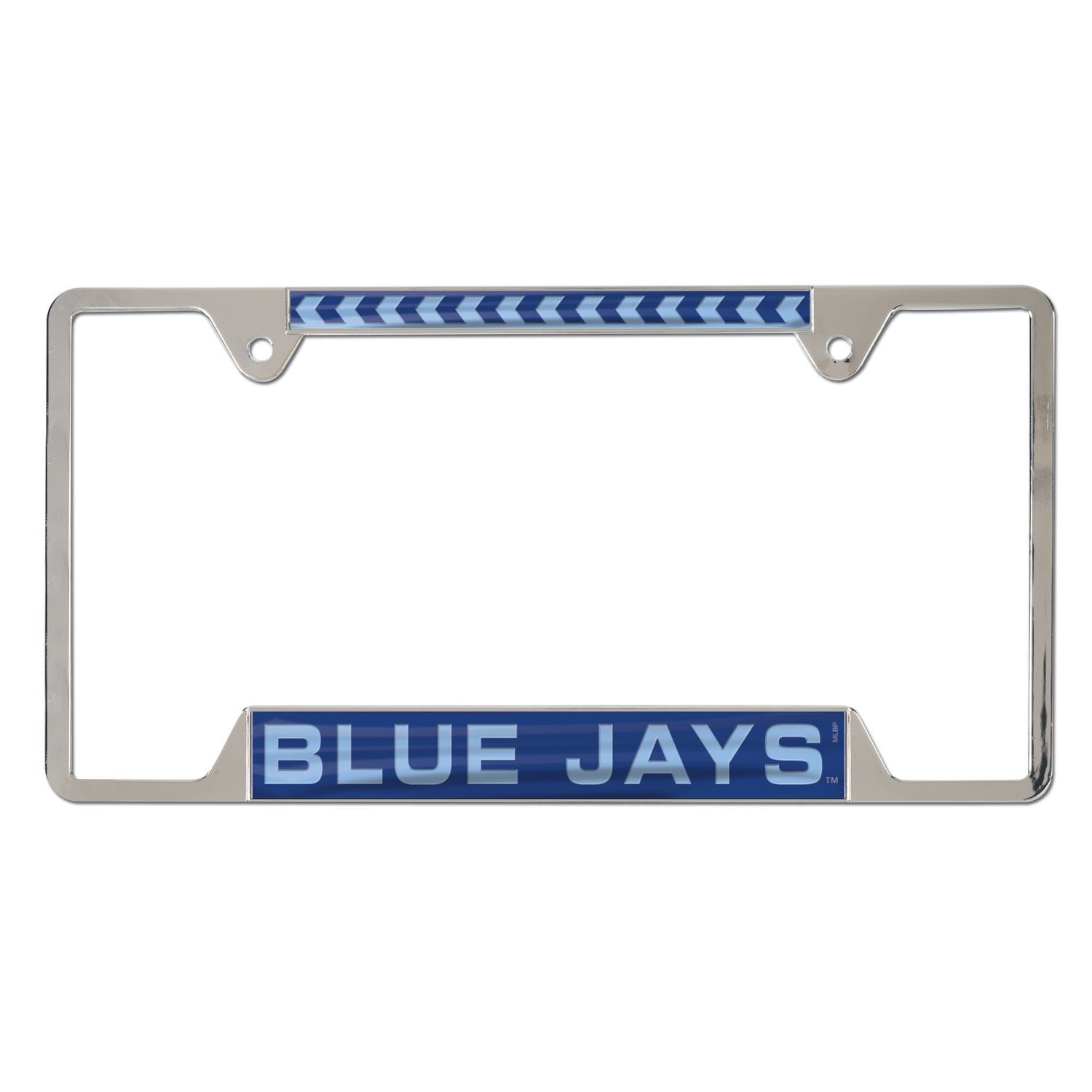 Wincraft Toronto Blue Jays Inlaid Metal License Plate Frame 4 Tab