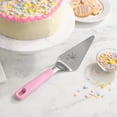 thumbnail image 3 of Way to Celebrate Stainless Steel Pie, Cake and Pizza Server in Soft Pink, Easter Baking Tool, 3 of 10