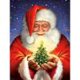 thumbnail image 3 of Cuadros Decorativos 5D bricolaje taladro redondo completo diamante pintura Kit Santa Claus dibujo ornamento Ehuebsd Nuevos Originales, 3 of 9
