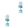 thumbnail image 1 of Moyic Juego de soporte para cepillos de dientes organizador de Paja de trigo Azul Lampenform 2piezas, 1 of 5