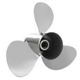 thumbnail image 3 of Marine Outboard Propeller 3 Blades 9 7/8in Diameter RH Rotation Replacement for YAMAHA Engines 20‑30HP, 3 of 8