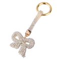 thumbnail image 1 of Rhinestone Bling lindo llavero Fob teléfono móvil bolso monedero encanto Bowknot 3 # Hugo llavero, 1 of 9