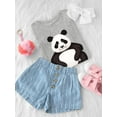 thumbnail image 3 of Cute Funny Big Panda T-Shirt Toddler -Image by Shutterstock,  3 Toddler, 3 of 4