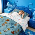 thumbnail image 3 of meiyoeat Blue Cowboy Cactus Twin Comforter Sets For Boys,Western Animal Pattern Bedding Set,Reversible,2pcs,1 Comforter and 1 Pillowcase, 3 of 7