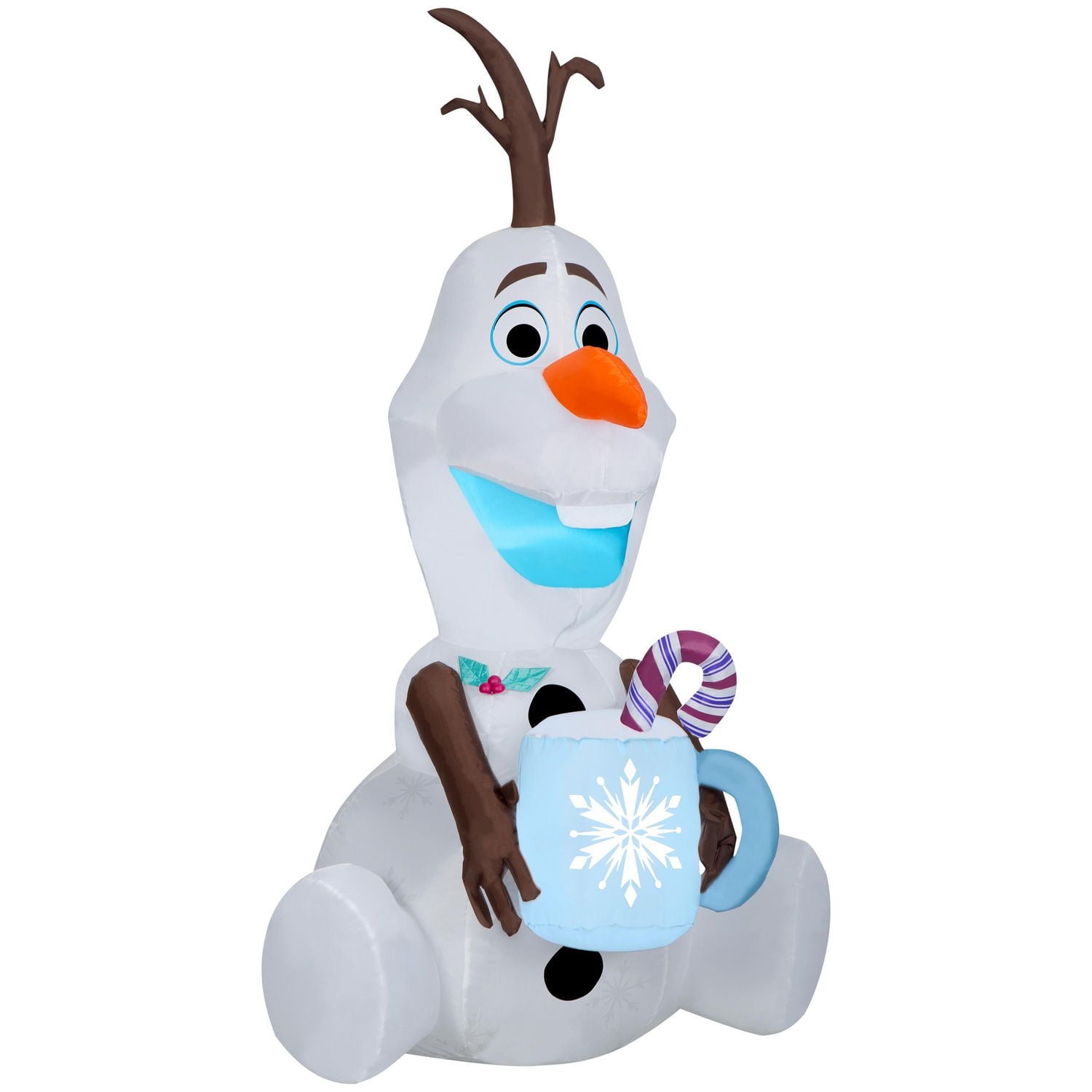 Airblown Frozen 2 Olaf Holding Hot Cocoa MD Disney
