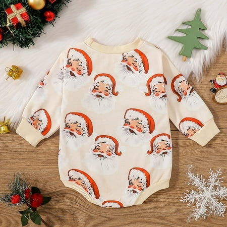 

Quealent Baby Rompers Rompers Baby Boy Sweatshirt Romper for Infant Baby Girl Boy Long Sleeve Crewneck Oversized Bodysuit Waffle Fall Winter Pullover Top Yellow 12-18 Months