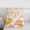 Yellow Pink, variant on jejeloiu Kawaii Rainbow Daisy Bedding Comforter Set,Cute Cartoon Flower Floral Twin Comforter Sets,Girl Pink Bedding Set For Kids Teens,Ultra Soft Home Decor Reversible,2 Pieces
