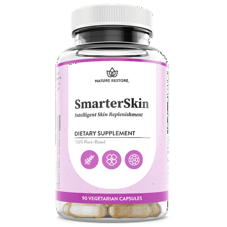 Smarter Skin, Polypodium Leucotomos Extract, Lutein, Verbasnol, 60 Vegan Capsules