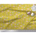 thumbnail image 3 of Soimoi Poly Georgette Fabric Cloud,Star & Cute Elephant Kids Printed Fabric 1 Yard 42 Inch Wide, 3 of 3