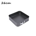 thumbnail image 4 of Square Non-Stick Springform Cake Pan with Closure for Release and Even Baking in Metal Bakeware, 4 of 4