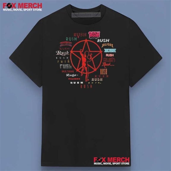 RUSH Band Logo Graphic Unisex T-Shirt, Gift For Fan
