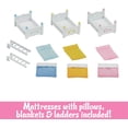 thumbnail image 2 of Literas triples para bebés Calico Critters Ternurines, 2 of 2