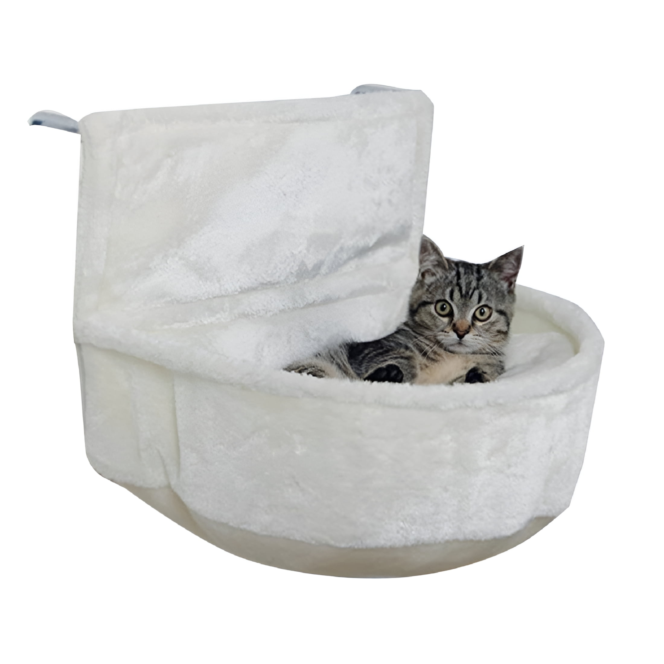 XIBUFE 2026 New Indoor Cat Perch Cute Soft Cat Bed Window Shelf Hammock Space Saving Radiator Mounted for Cat Shelf for Lounging,Perching,Nap,Indoor,Window Watching