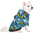 thumbnail image 2 of Fotbe snow board blue Sudadera con Estampado para Perros Pequeños – Suéter con Capucha para Mascotas, Tela Suave de Forro Polar con Bolsillo-Small, 2 of 7