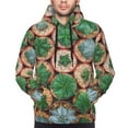 thumbnail image 4 of Hoodies for Men - Cactus cute b Long Sleeve Comfrt Men'S Fashion Hoodies & Sweatshirts, Sweatshirts for Men Hoodies Pullover Clothing Clothes with Pouch, 4 of 7