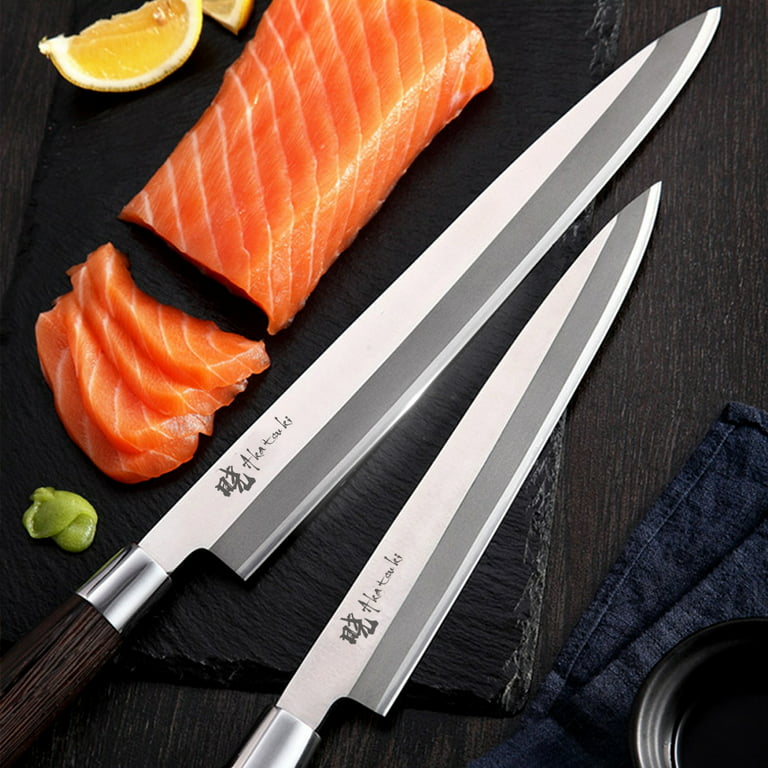 Japanese Sashimi Knives Sushi Salmon Filleting Kitchen Tool Deba Usuba  Yanagiba