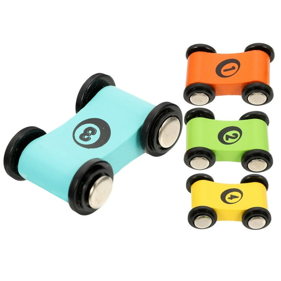 PBPBOX Kids Wood Race Car Wooden Assorted Color