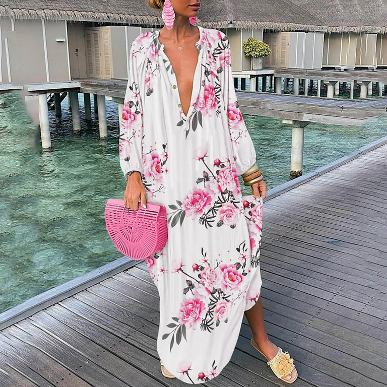 Walmart womens maxi best sale dresses