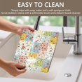 thumbnail image 4 of Placemat, Pioneer Flower Floral Print Pattern Place Mats Table Mat Set Of 2, PVC Washable Placemats for Party Kitchen Dining Decoration, 18x12 Inch, Fade Resistant, 4 of 6