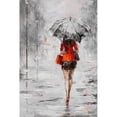 thumbnail image 3 of Kowalik, Jolanta 11x14 Black Modern Framed Museum Art Print Titled - City in the Rain II, 3 of 5