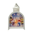 thumbnail image 2 of HomeKingdee Christmas Candle Lanterns Sublimation Candle Lantern Mini Blank LED Hanging Lantern for Halloween Home Indoor Outdoor Decor Craft, 2 of 6