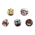 thumbnail image 2 of KAKOWELY candy color buttons 50pcs Buttons 20mm Environmental Protection Animal Printed Mixed Loading Assorted Color Round Wooden Buttons Press Studs Snaps, 2 of 4
