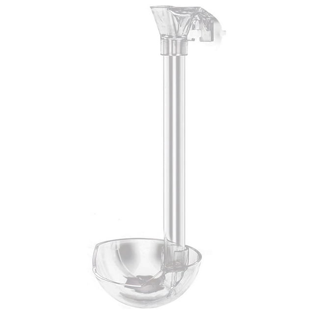 BeesClover Acrylic Shrimp Feeder with Long Feeding Tube Feeding Dish Tray Set for Shrimp Fish Feeder Tray Container Bowl Set