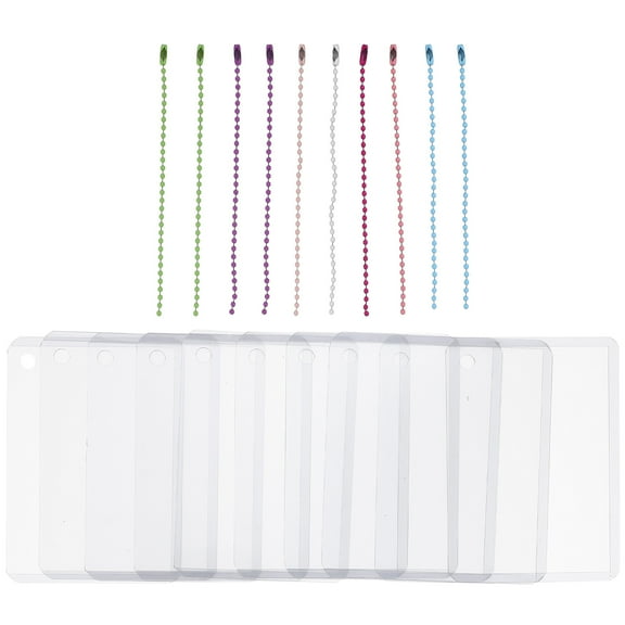 PTOOTP Protective Photocard Holder Clear Photo Protector Sleeves Plastic Photo Cards 10 Sets