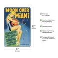thumbnail image 2 of Moon Over Miami - Starring Betty Grable - Vintage Film Movie Poster by Alberto Vargas c.1941 - 8 x 12 inch Vintage Metal Tin Sign, 2 of 4