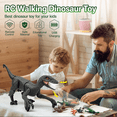 thumbnail image 5 of JBeeCtrl Remote Control Dinosaur Toys for Kids Boys Girls Walking Robot RC T-Rex with Lights and Sounds Dinosaur Toy Gifts for Boys Age 3-5, 5-7, 8-12 Years Old, 5 of 7
