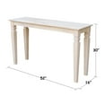 thumbnail image 5 of International Concepts Java Console Table  Unfinished, 5 of 9