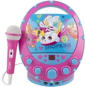Shopkins Oval Flashing Light Karaoke Machine