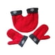 thumbnail image 2 of Guantes de invierno cálidos para hombre y mujer, para senderismo en climas fríos. Rojo, 2 of 9