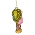 thumbnail image 4 of Northlight 4" Pink Flamingo with Palm Tree Glass Christmas Ornament, 4 of 5