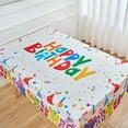 thumbnail image 4 of Birthday 60 x 102 Rectangle Tablecloth Happy Birthday Gift Boxes Table Cloth - Oblong Polyester Seasonal Table Cover Washable Waterproof for Party Picnic Kitchen Dining Outdoor Décor, 4 of 8
