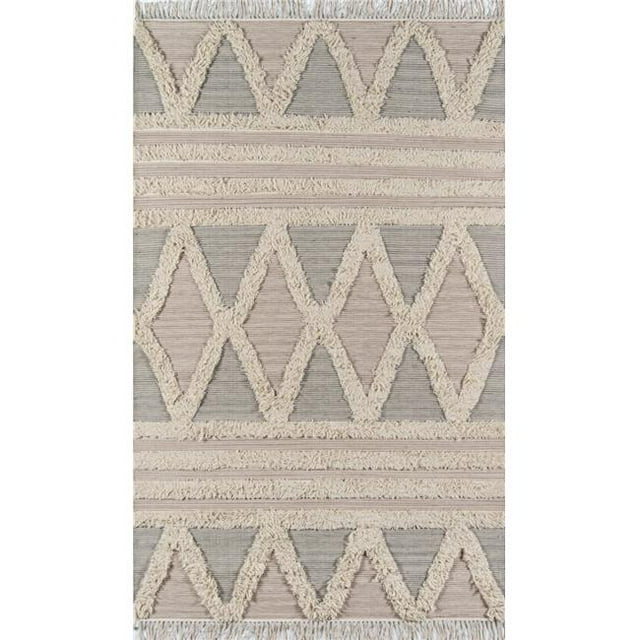 Momeni HARPEHAR-2BGE3050 3 x 5 ft. Harpe-2 Hand Woven Rectangle Area Rug - Beige