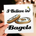 thumbnail image 7 of 3dRose, I Believe In Bagels, 6 Greeting Cards with envelopes, 7 of 7