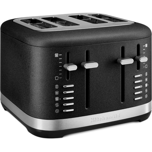 KitchenAid 4 Slice Metal Toaster | Cast Iron Black