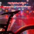 thumbnail image 4 of Ciclismo Luces Traseras De Bicicleta Luz Trasera De Advertencia Luz Trasera De Bicicleta De Montaña Luz De Advertencia De Carga Usb Kearding OD005681-00, 4 of 6