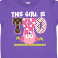 thumbnail image 4 of Inktastic 2nd Birthday Cute Owl 2 Year Old Girls Toddler T-Shirt, 4 of 5