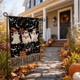 thumbnail image 5 of Halloween Garden Flag 17.7x11.8in, Ghost Pumpkin Printed Fabric Banner, Spooky Outdoor Indoor Yard Porch Party Decoration Gift for Home Family Daily Use(F), 5 of 8