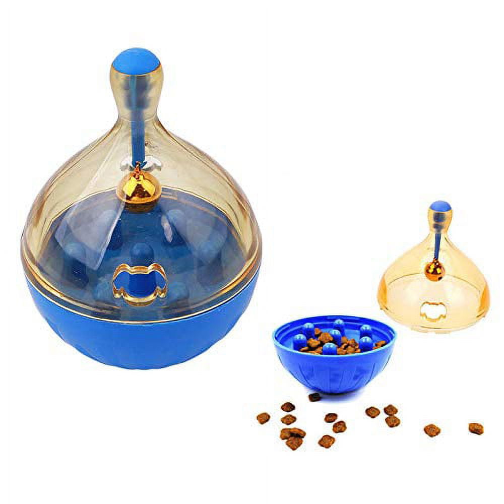 K-Cliffs Pet Slow Feeder Toy for Cat Dogs,  Blue, Plastic