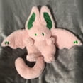 thumbnail image 2 of Cute White Bat Bunny Plush Pillow Kawaii Pink Bat Rabbit Stuffed Animal for Kids, 2 of 7