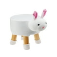 thumbnail image 5 of SoundCritter 12" Kid's Furniture Plush Animal Stool w/ Built-in Speaker, Ottoman Seat Footstool, Bunny, 5 of 6