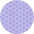 thumbnail image 1 of Ahgly Tapis Rond Lavable en Machine Intérieur Transitionnel Violet, 8 Pieds Rond, 1 of 7