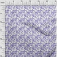 thumbnail image 3 of oneOone Cotton Silk Violet Fabric Floral Dress Material Fabric Print Fabric By The Yard 42 Inch Wide, 3 of 5
